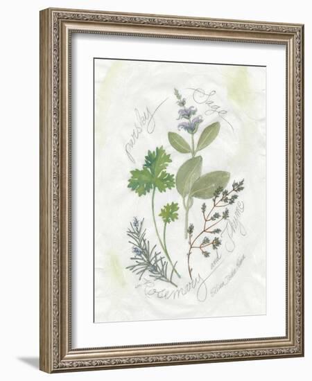 Parsley and Sage-Elissa Della-piana-Framed Art Print