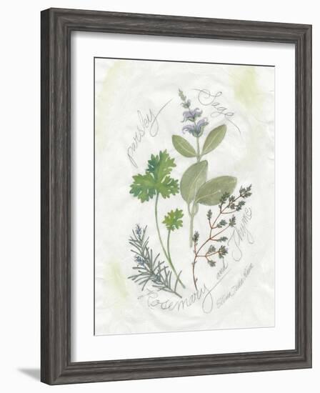 Parsley and Sage-Elissa Della-piana-Framed Art Print