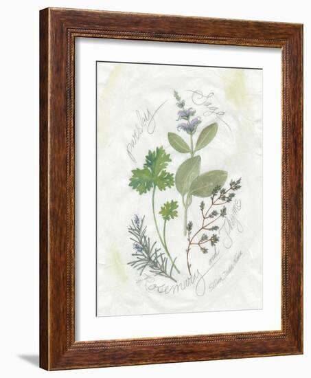 Parsley and Sage-Elissa Della-piana-Framed Art Print