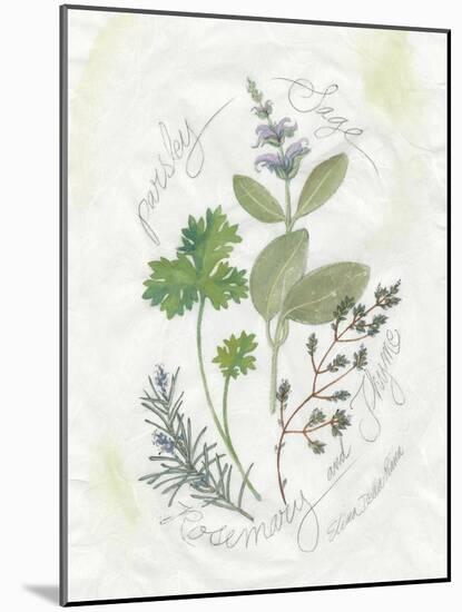 Parsley and Sage-Elissa Della-piana-Mounted Art Print