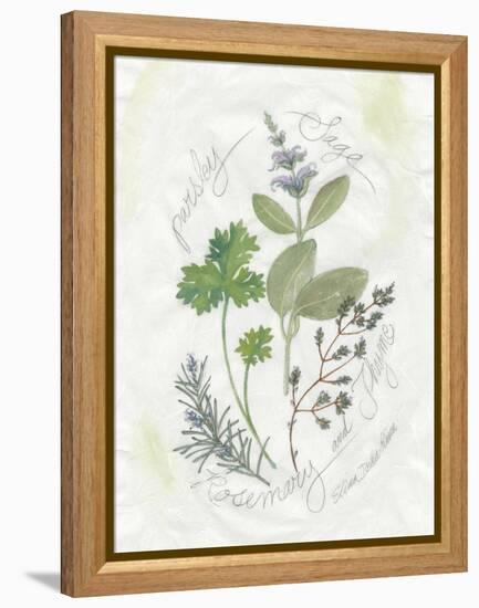 Parsley and Sage-Elissa Della-piana-Framed Stretched Canvas