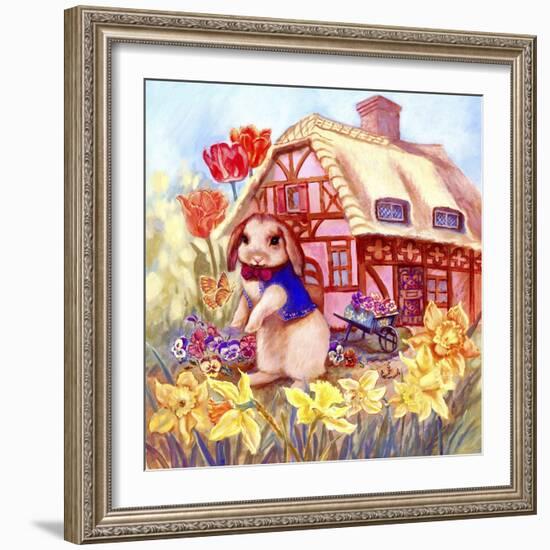 Parsley Bunny's House-Judy Mastrangelo-Framed Giclee Print