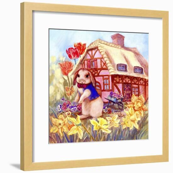 Parsley Bunny's House-Judy Mastrangelo-Framed Giclee Print