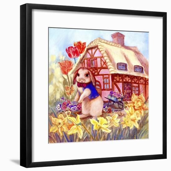 Parsley Bunny's House-Judy Mastrangelo-Framed Giclee Print