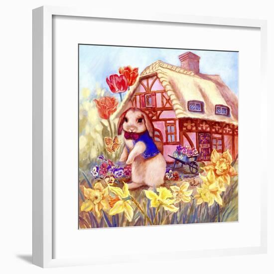 Parsley Bunny's House-Judy Mastrangelo-Framed Giclee Print