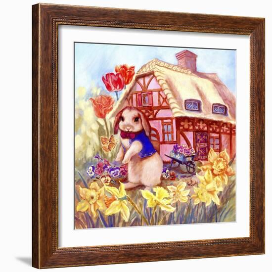 Parsley Bunny's House-Judy Mastrangelo-Framed Giclee Print