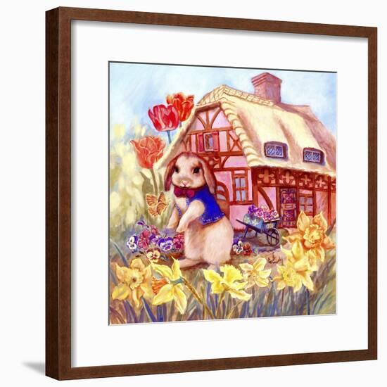 Parsley Bunny's House-Judy Mastrangelo-Framed Giclee Print