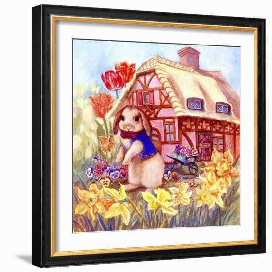 Parsley Bunny's House-Judy Mastrangelo-Framed Giclee Print
