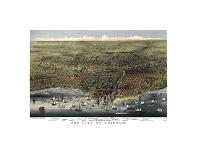 The City of Chicago, Illinois, 1874-Parsons and Atwater-Giclee Print