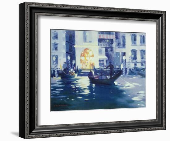 Part at Venice (Oil on Canvas)-Laurence Fish-Framed Giclee Print