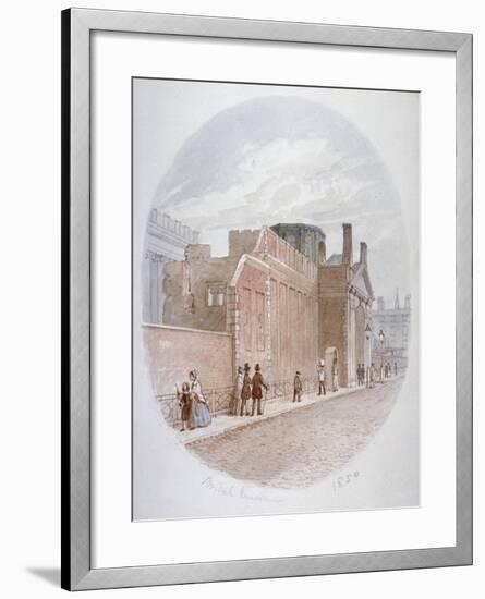 Part of a Wall of the Old British Museum, Bloomsbury, London, 1850-James Findlay-Framed Giclee Print