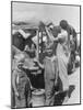 Part of an impoverished family of nine from Iowa on a New Mexico highway, 1936-Dorothea Lange-Mounted Photographic Print