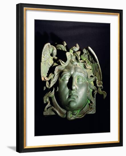 Part of Beam with Proteome of Medusa, from Nemi, Rome Province, Italy-null-Framed Giclee Print