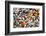 Part of Berlin Wall with Graffiti and Chewing Gums Stuck on It. Potsdamer Platz, Berlin, Germany-Michal Bednarek-Framed Photographic Print