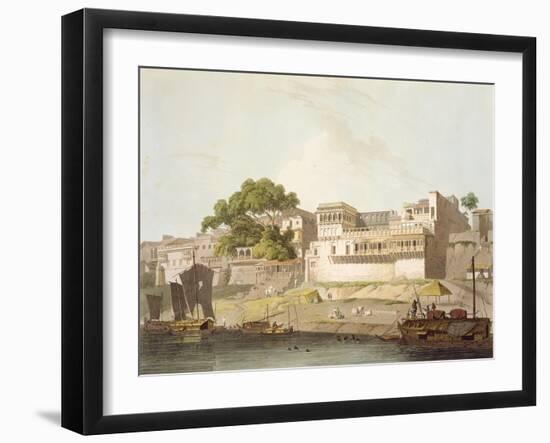 Part of City of Patna, on River Ganges, from 'Oriental Scenery: Twenty Four Views in Hindoostan'-Thomas Daniell-Framed Giclee Print