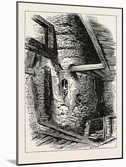 Part of Old London Wall Near Falcon Square 1870-null-Mounted Giclee Print