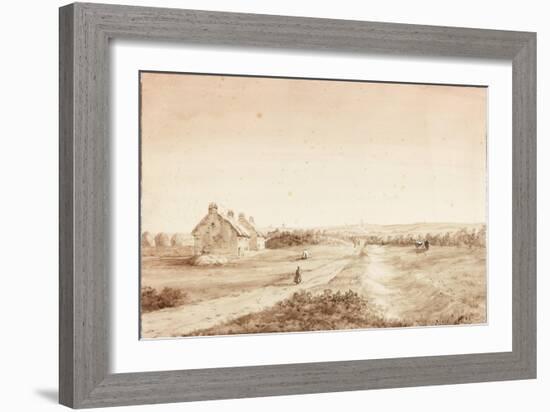 Part of Roman Wall-Charles Richardson-Framed Giclee Print