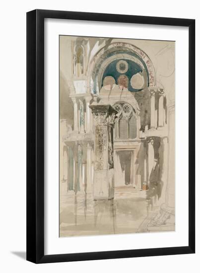 Part of Saint Mark's Basilica-John Ruskin-Framed Giclee Print