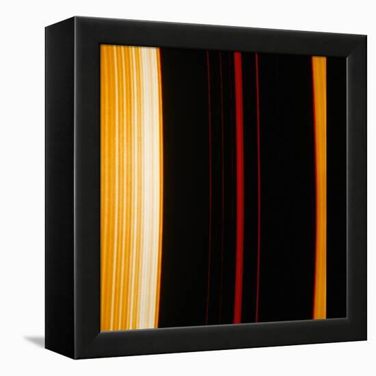 Part of Saturn's Ring System-null-Framed Premier Image Canvas