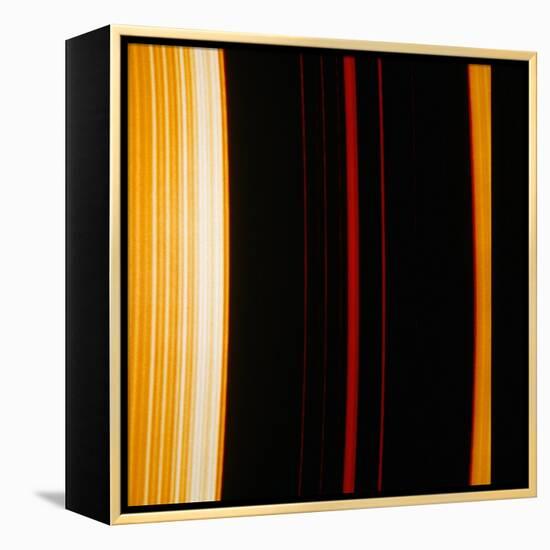 Part of Saturn's Ring System-null-Framed Premier Image Canvas