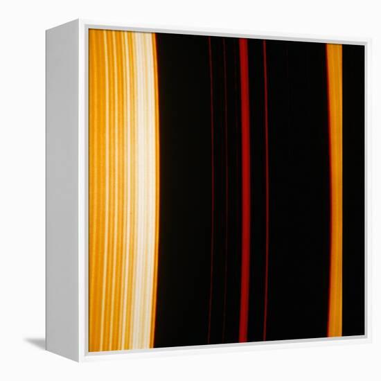 Part of Saturn's Ring System-null-Framed Premier Image Canvas