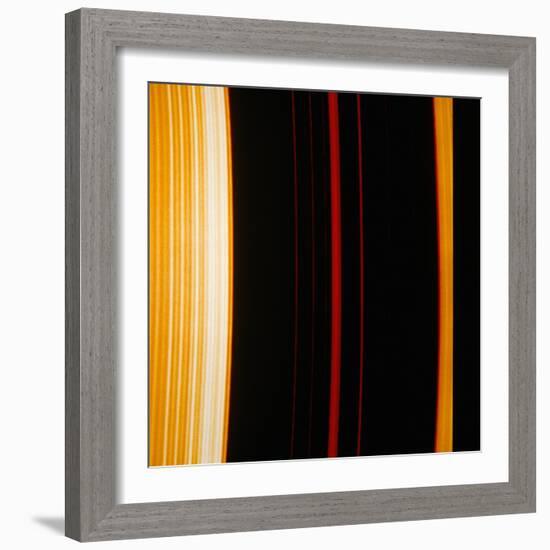 Part of Saturn's Ring System-null-Framed Premium Photographic Print