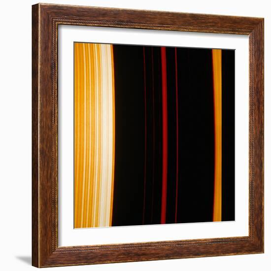 Part of Saturn's Ring System-null-Framed Premium Photographic Print