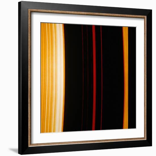 Part of Saturn's Ring System-null-Framed Premium Photographic Print