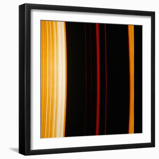 Part of Saturn's Ring System-null-Framed Premium Photographic Print