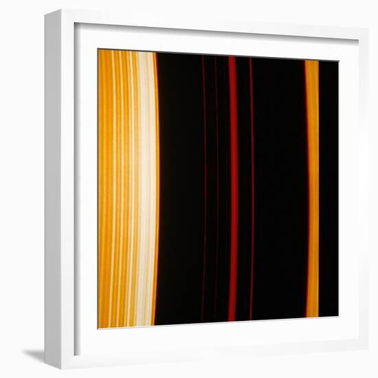 Part of Saturn's Ring System-null-Framed Premium Photographic Print