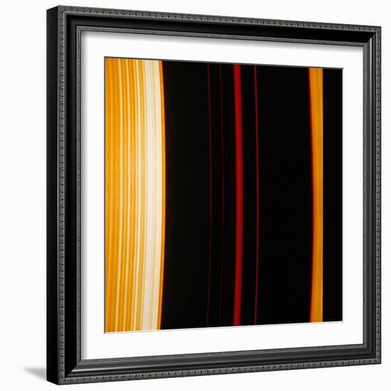 Part of Saturn's Ring System-null-Framed Premium Photographic Print