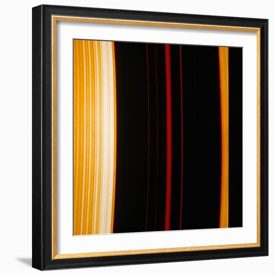 Part of Saturn's Ring System-null-Framed Premium Photographic Print