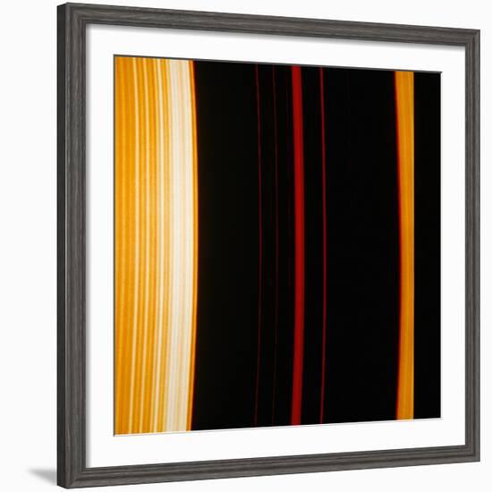 Part of Saturn's Ring System-null-Framed Photographic Print