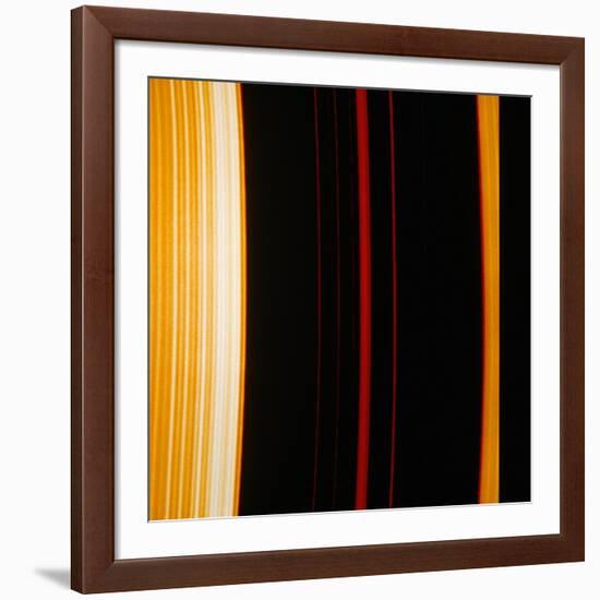 Part of Saturn's Ring System-null-Framed Photographic Print