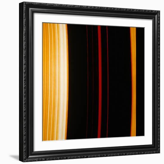 Part of Saturn's Ring System-null-Framed Photographic Print