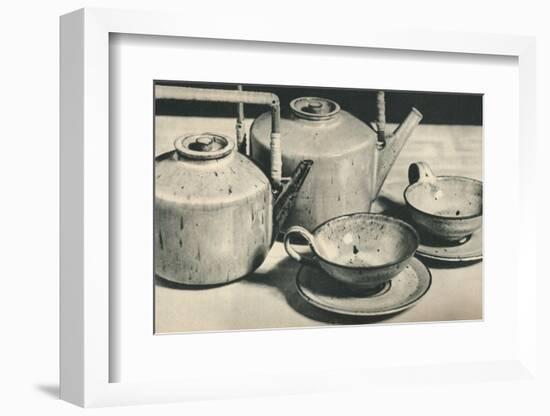 'Part of Tea Service by the Werkstatten der Stadt Halle', 1928-Unknown-Framed Photographic Print