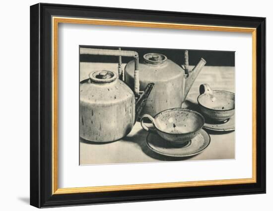 'Part of Tea Service by the Werkstatten der Stadt Halle', 1928-Unknown-Framed Photographic Print