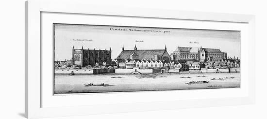 Part of the City of Westminster, 1647-Wenceslaus Hollar-Framed Giclee Print