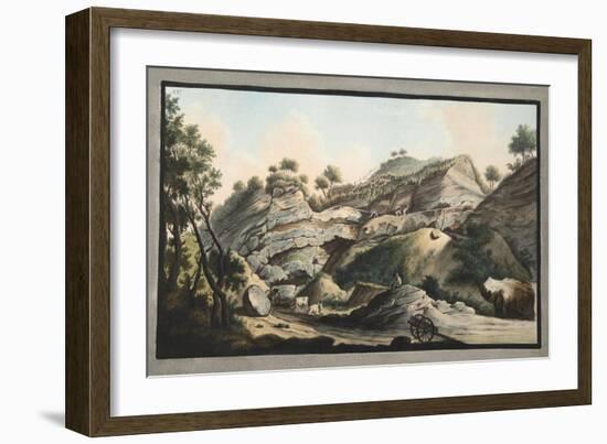 Part of the Cone of the Mountain of Somma-Pietro Fabris-Framed Giclee Print