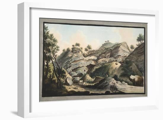 Part of the Cone of the Mountain of Somma-Pietro Fabris-Framed Giclee Print