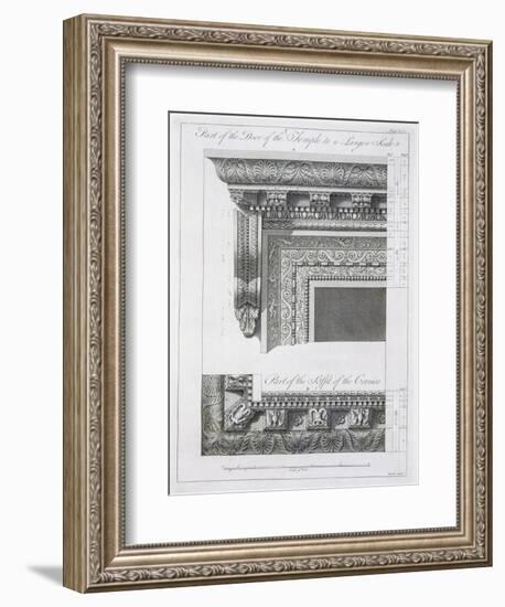 Part of the Door of the Temple-Robert Adam-Framed Giclee Print