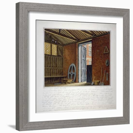 Part of the Dwelling House of Sir Christopher Wren, Southwark, London, 1820-William Capon-Framed Giclee Print