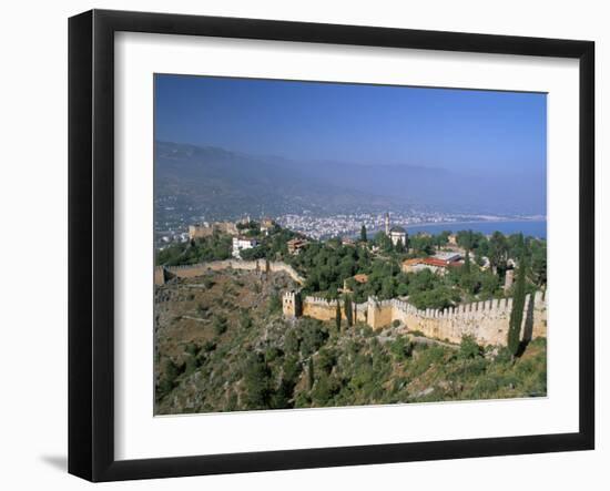 Part of the Encircling Wall, 8Km Long, Alanya, Anatolia, Turkey-Adam Woolfitt-Framed Photographic Print