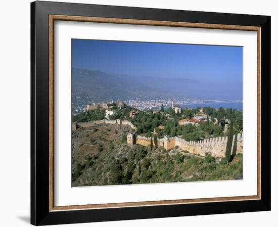 Part of the Encircling Wall, 8Km Long, Alanya, Anatolia, Turkey-Adam Woolfitt-Framed Photographic Print