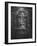 Part of the First Photograph of the Shroud Showing the Face-null-Framed Photographic Print