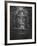 Part of the First Photograph of the Shroud Showing the Face-null-Framed Photographic Print