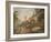 Part of the Hundred Steps and Winchester Tower, Windsor Castle (Gouache on Leather)-Paul Sandby-Framed Giclee Print