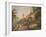 Part of the Hundred Steps and Winchester Tower, Windsor Castle (Gouache on Leather)-Paul Sandby-Framed Giclee Print