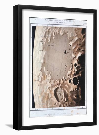 Part of the Lunar Surface, 1857-null-Framed Giclee Print