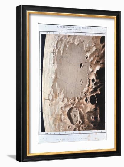 Part of the Lunar Surface, 1857-null-Framed Giclee Print